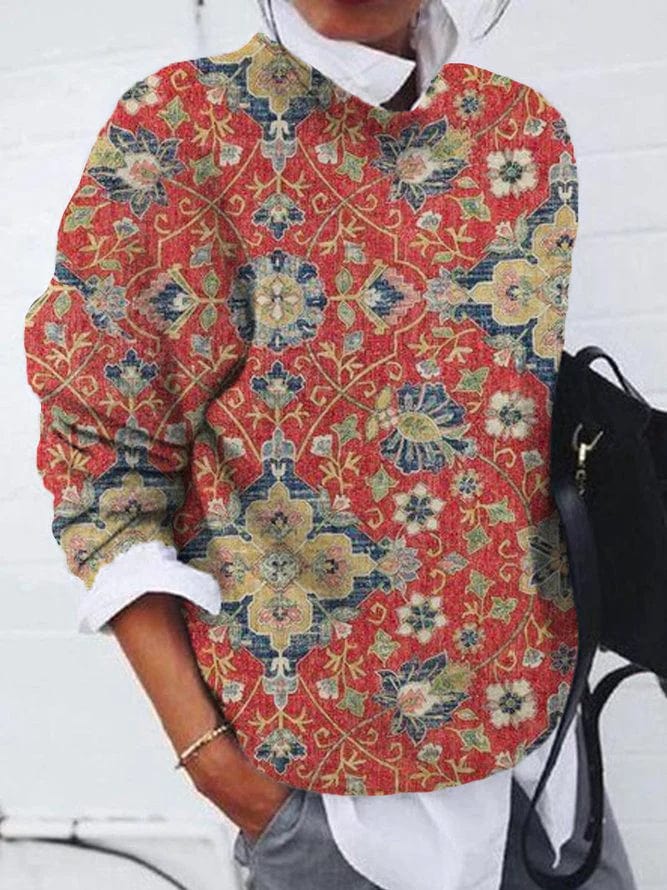 Elle - Maglione elegante con stampa