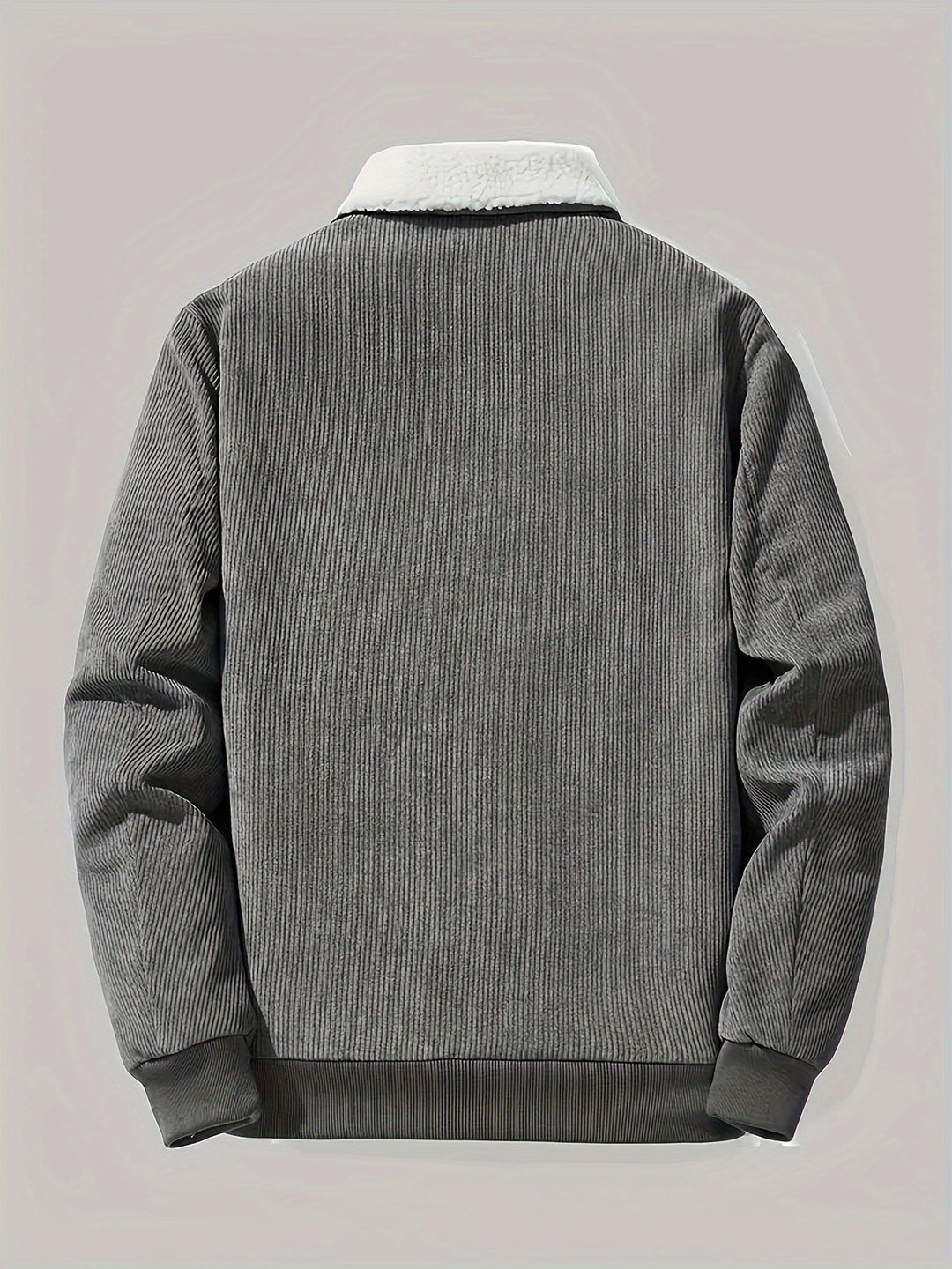 Casual with Label Patch Fleece Lined Winter Jacket for Men | Ideal for winter