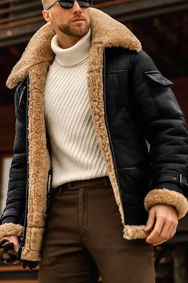 Will - Giacca pelliccia spessa casual per uomini