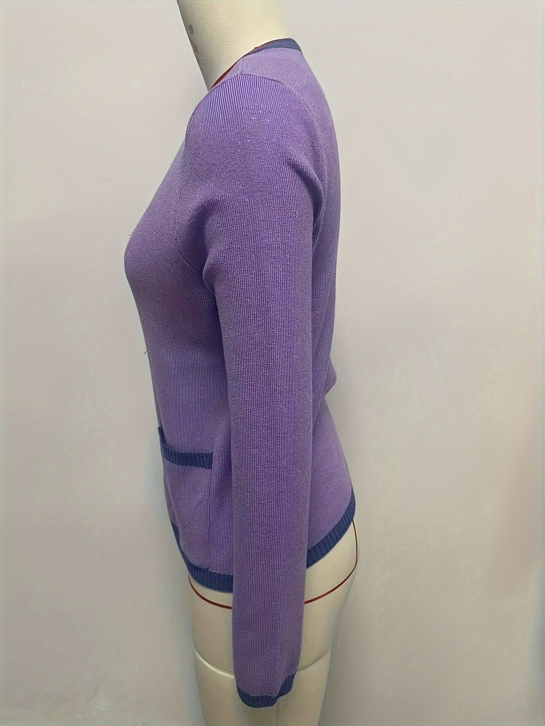 Eleganter warmer Woll Strickcardigan mit Taschen für Damen | Perfekt für den Alltag