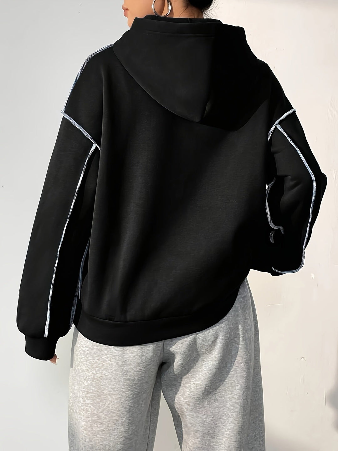 Stilvoller Vintage-Pullover-Hoodie mit Kapuze für Women | Perfekt für den Alltag