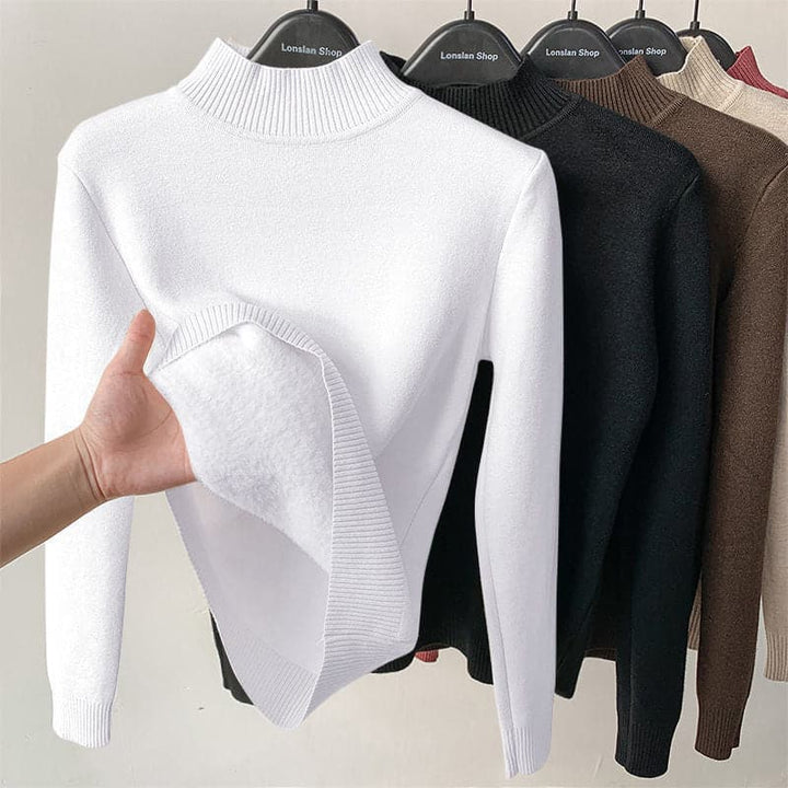 Mariah - Pull à col roulé automne-hiver pour femmes pour dames