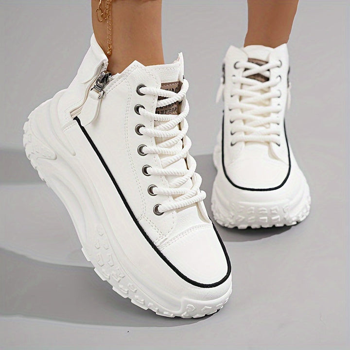 Casual high-top platform sneakers for women | Perfect for casual days
