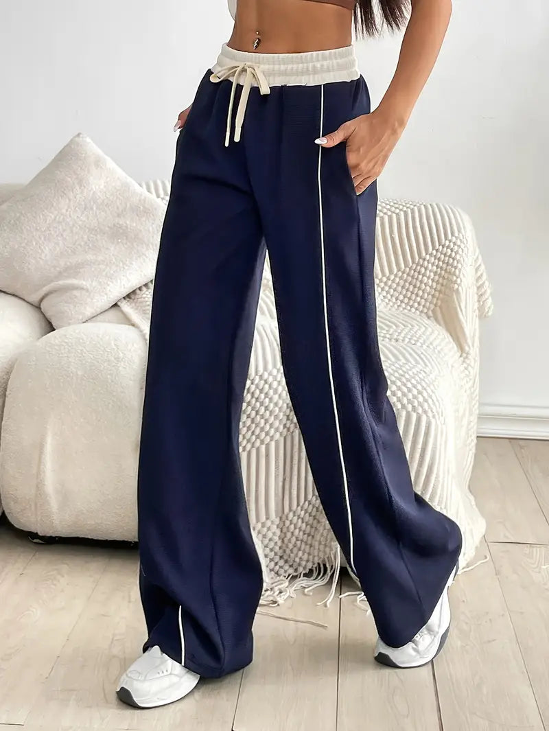 Zoey – Pantalon de jogging extensible à jambe large