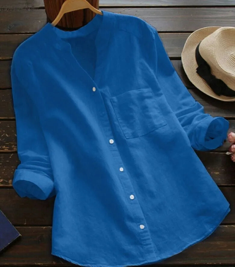 Chemise décontractée en mélange lin-coton de Flynn's