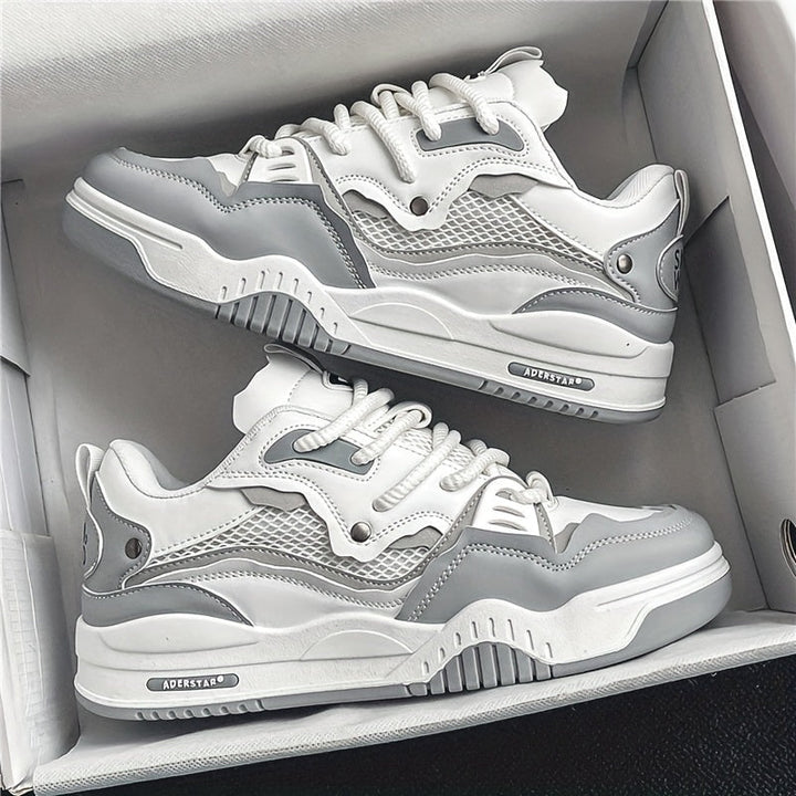 Sneaker da skate leggere e carine con colorblock alla moda per donna | Perfette per giornate casual