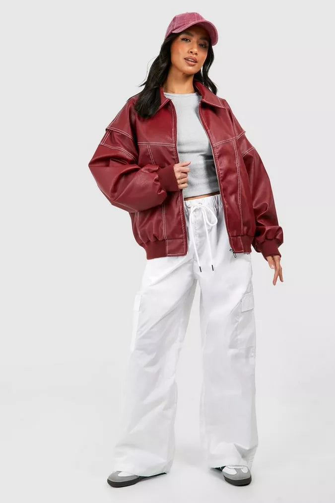 Theresa - Lässige Oversized Streetwear Jacke