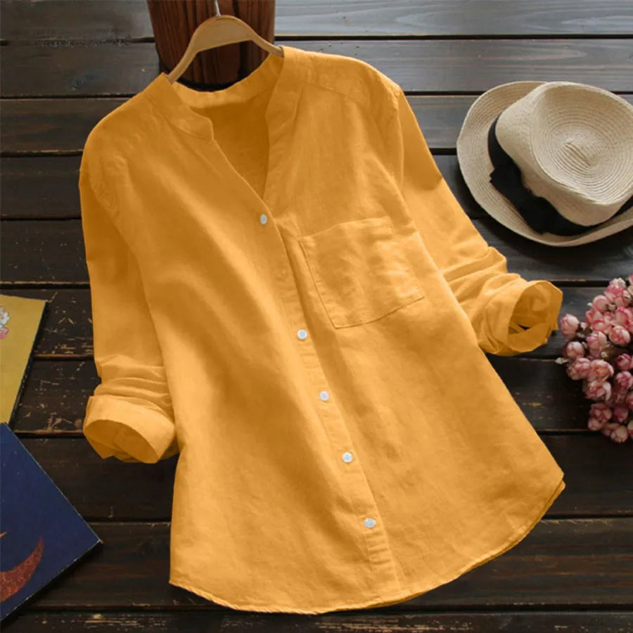 Chemise décontractée en mélange lin-coton de Flynn's