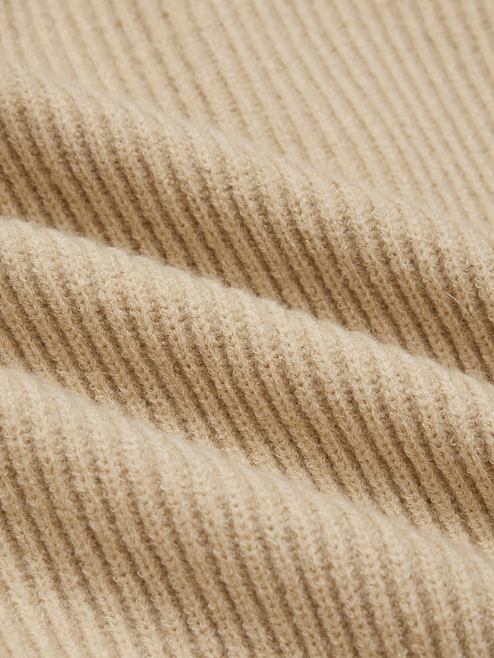 Eddy - Pull homme cardigan en tricot avec fermeture éclair