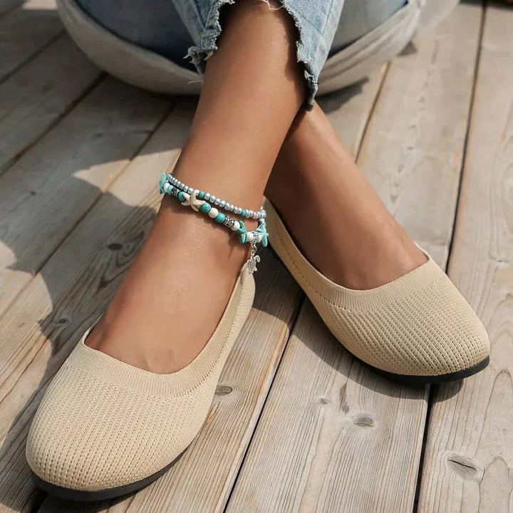 Chaussures plates respirantes