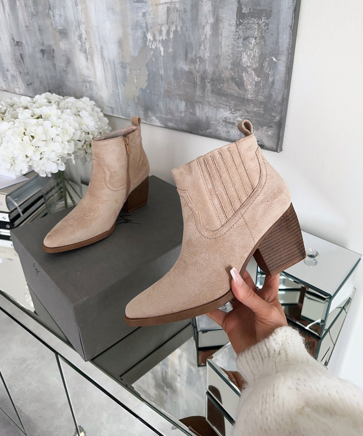 Ankle boots Allie Beige