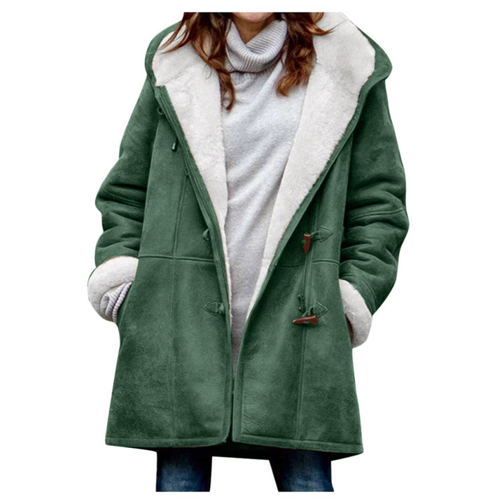 Ingrid | Giacca in pile calda con cappuccio per donna