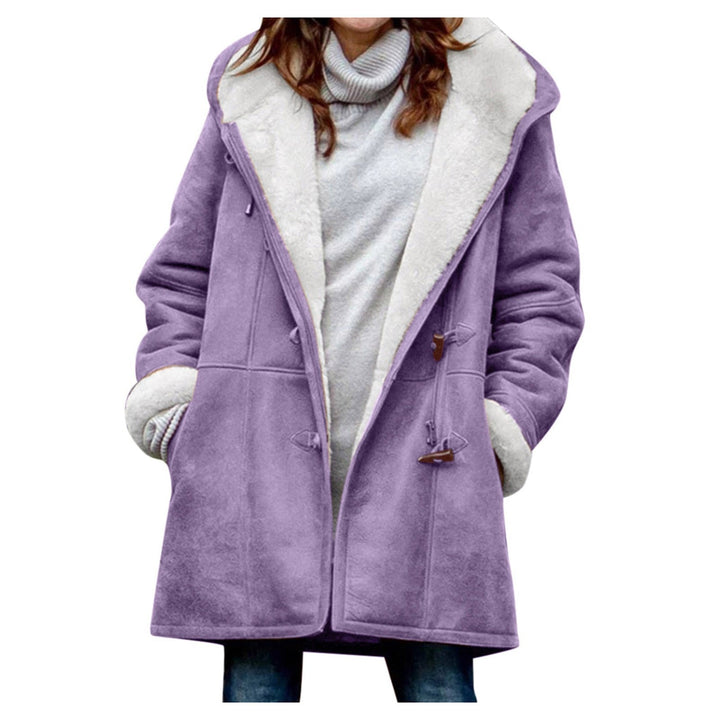 Ingrid | Giacca in pile calda con cappuccio per donna