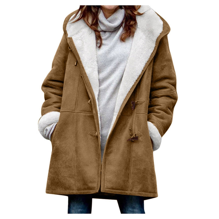 Ingrid | Giacca in pile calda con cappuccio per donna