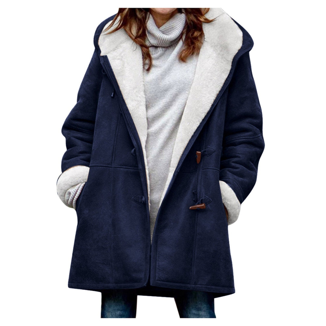 Ingrid | Giacca in pile calda con cappuccio per donna