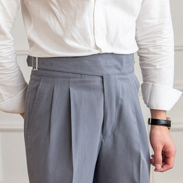Zeke - Pantalon élégant pour homme avec boucle