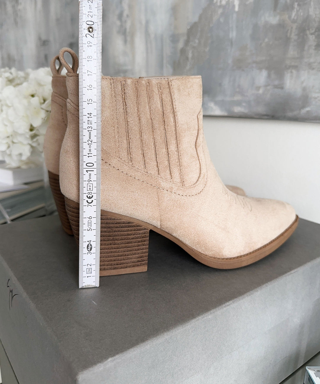 Ankle boots Allie Beige