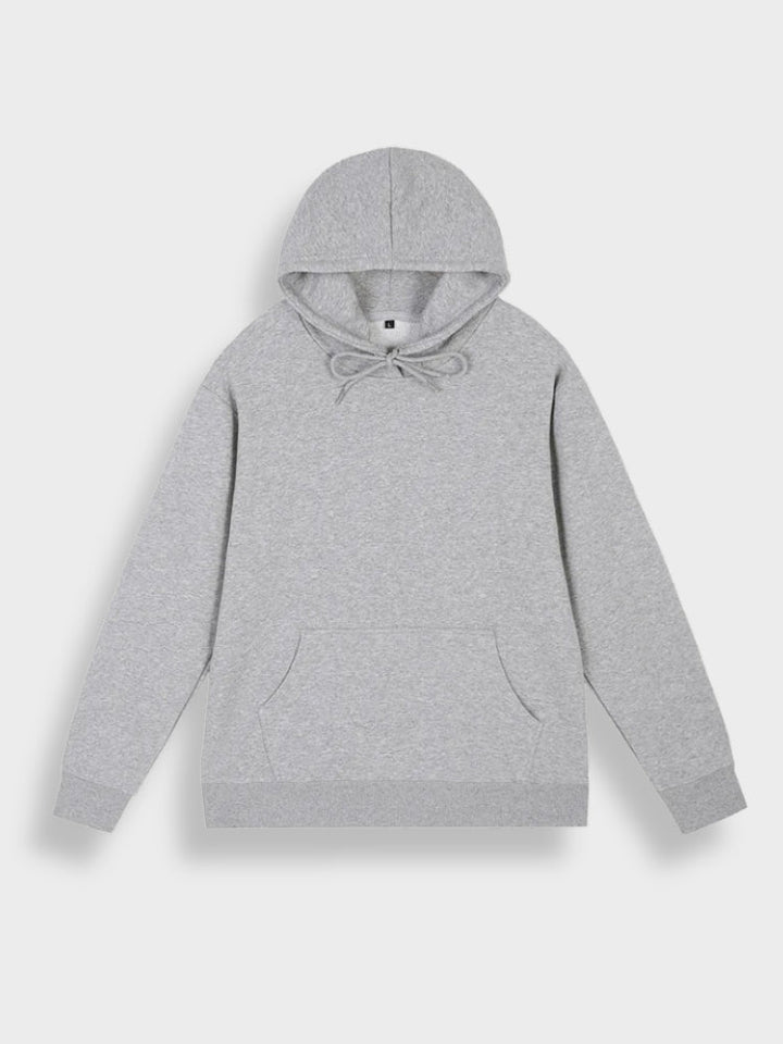 Lässiger Einfarbig Bedruckter Rücken Hoodie Für Herren | Perfekt für Lässige Tage