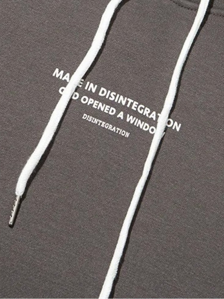 Lässiger Baumwolle Bedruckter Zwei-Taschen Hoodie Für Herren | Perfekt für Casual Tage