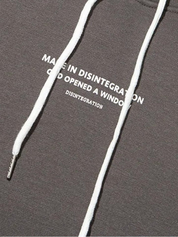 Lässiger Baumwolle Bedruckter Zwei-Taschen Hoodie Für Herren | Perfekt für Casual Tage