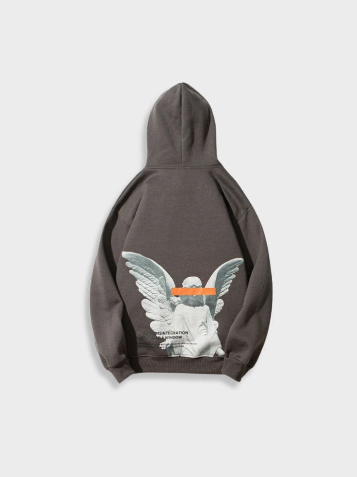Lässiger Baumwolle Bedruckter Zwei-Taschen Hoodie Für Herren | Perfekt für Casual Tage