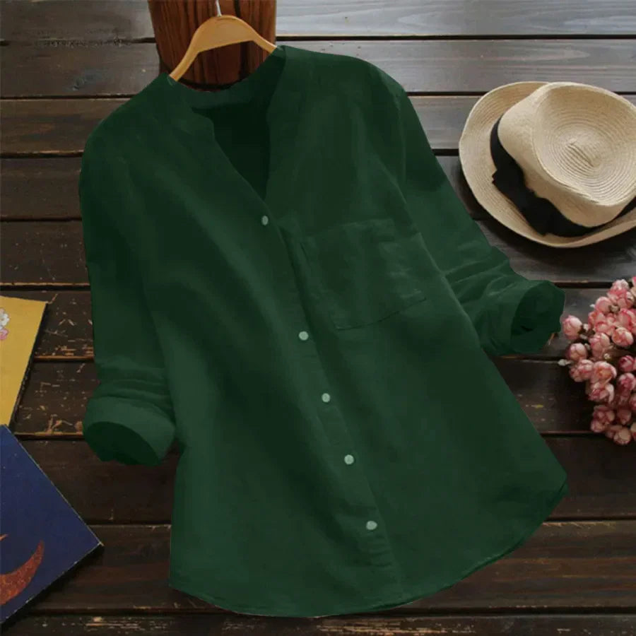 Chemise décontractée en mélange lin-coton de Flynn's