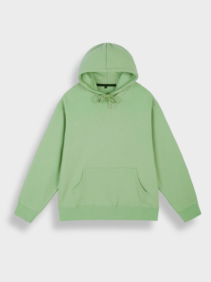 Lässiger Einfarbig Bedruckter Rücken Hoodie Für Herren | Perfekt für Lässige Tage