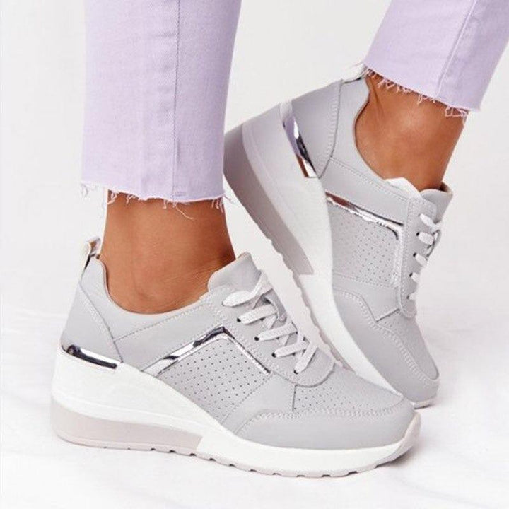 Ellen - chaussures orthopédiques à lacets avec talon compensé