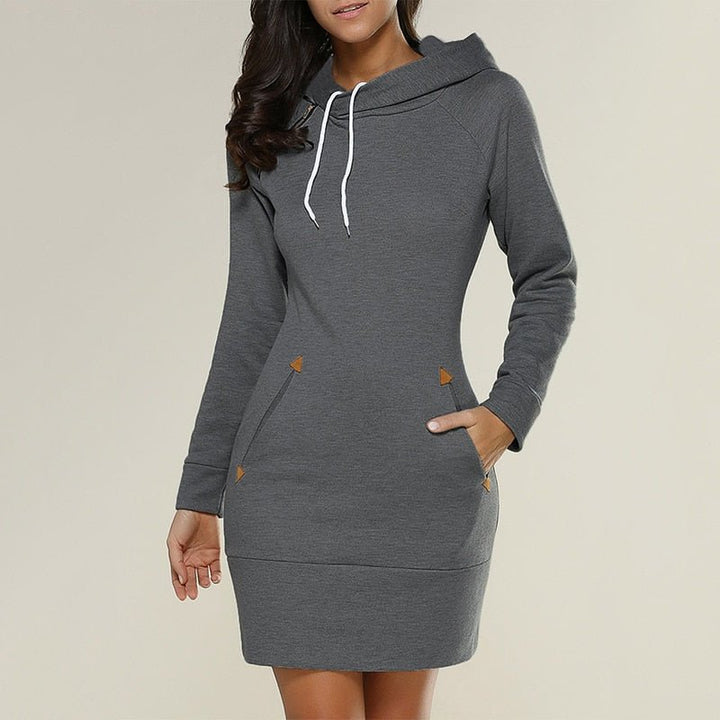 Hagia - Robe sweat décontractée au-dessus du genou