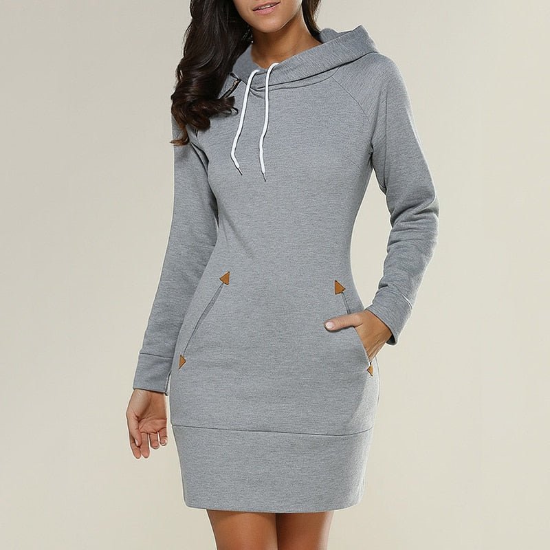 Hagia - Robe sweat décontractée au-dessus du genou