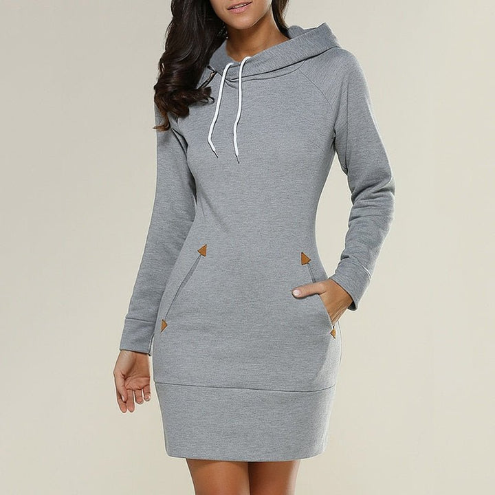 Hagia - Robe sweat décontractée au-dessus du genou