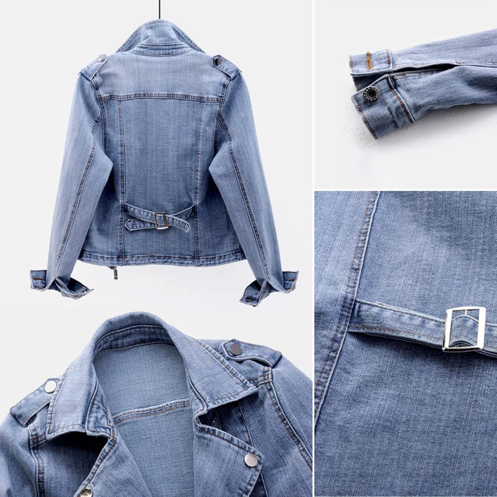Loren - veste en denim décontractée pour femmes