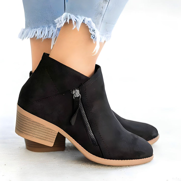 Sara – Bottes en daim stylées
