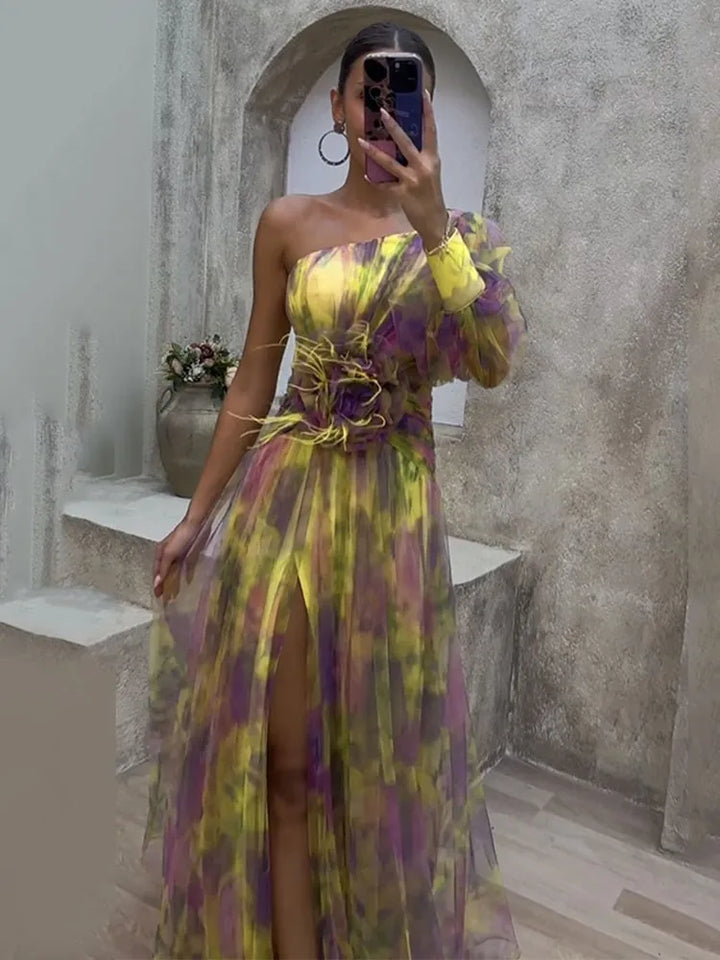 Vestito con una spalla scoperta | Hazel