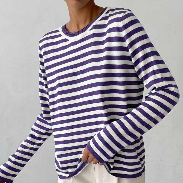 Oskar - T-shirt rayé élégant