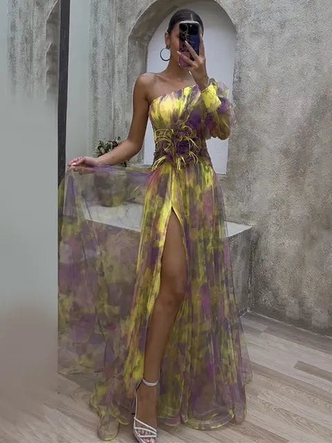 Vestito con una spalla scoperta | Hazel