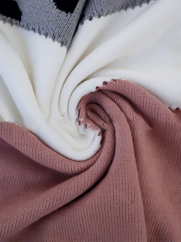 Azalea - pull en tricot avec motif léopard pour femmes