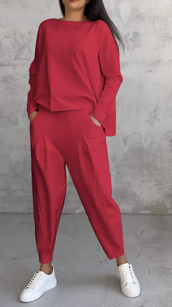 Adrianne - Ensemble pantalon et manches longues