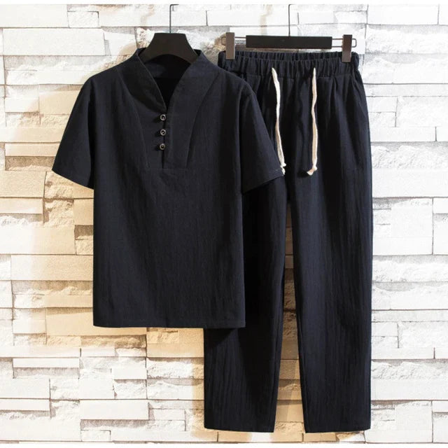 Marcel - Camicia di lino & pantaloni per uomini
