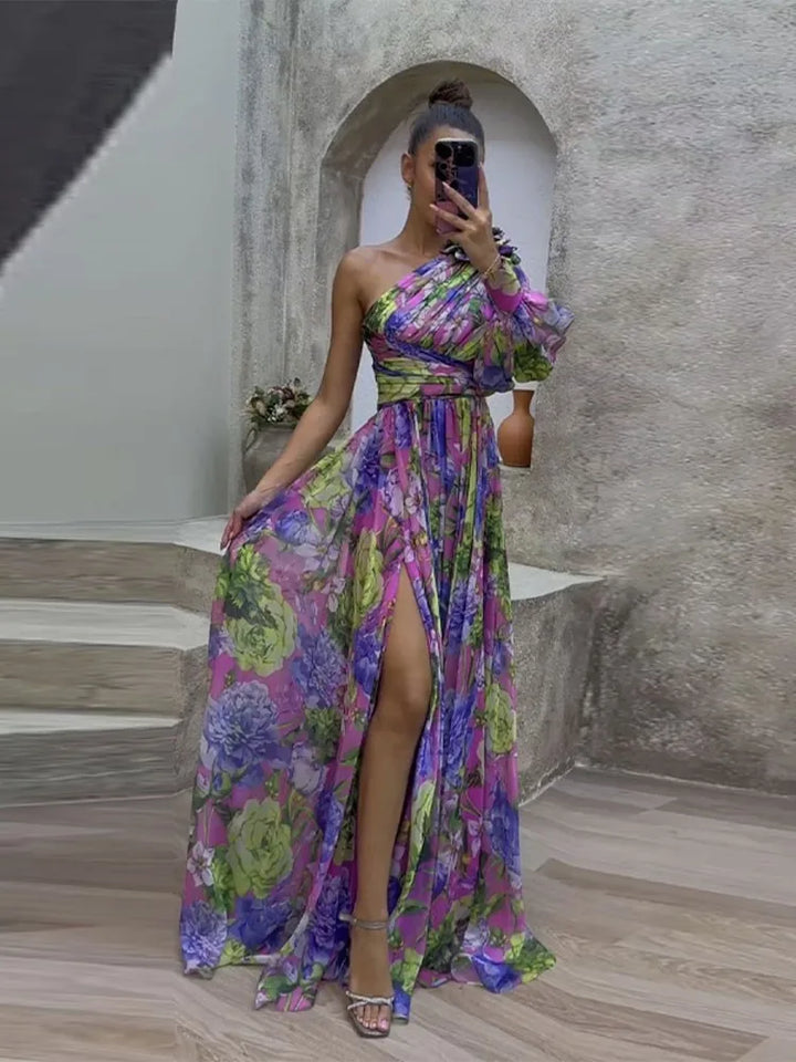 Vestito con una spalla scoperta | Hazel