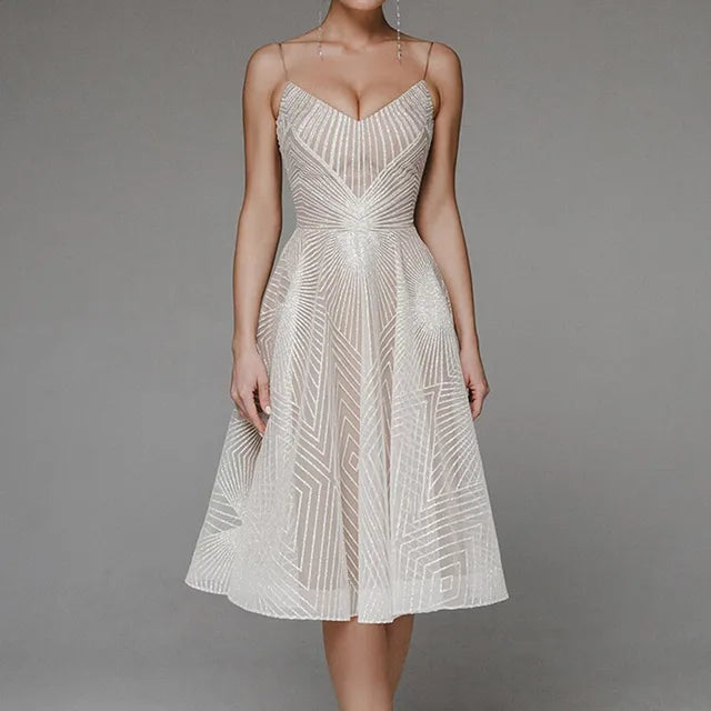 Aurora - Besticktes Luxuskleid