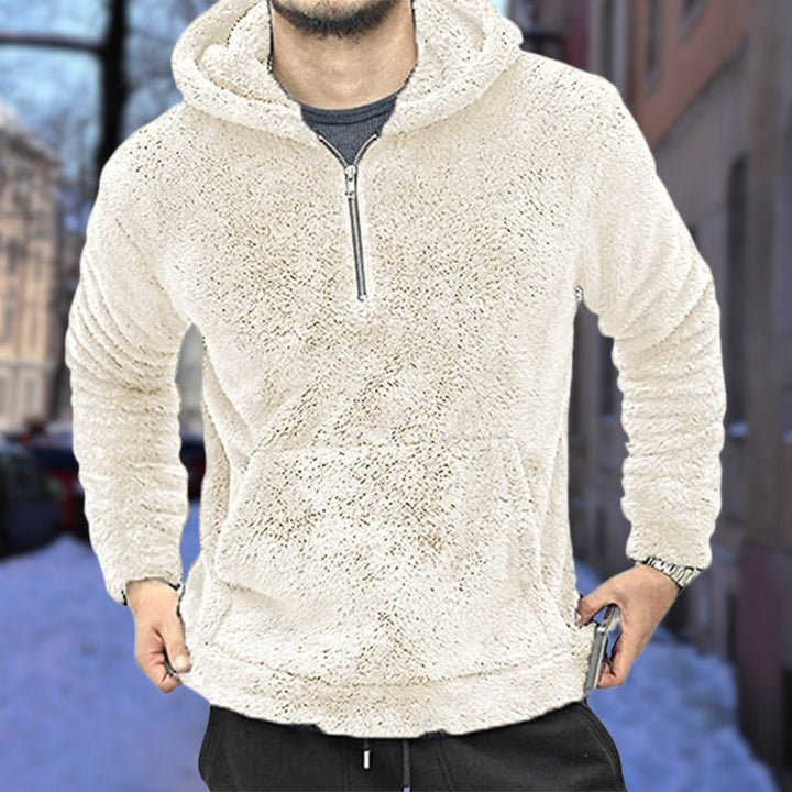 Peter - felpa con cappuccio in peluche per uomini