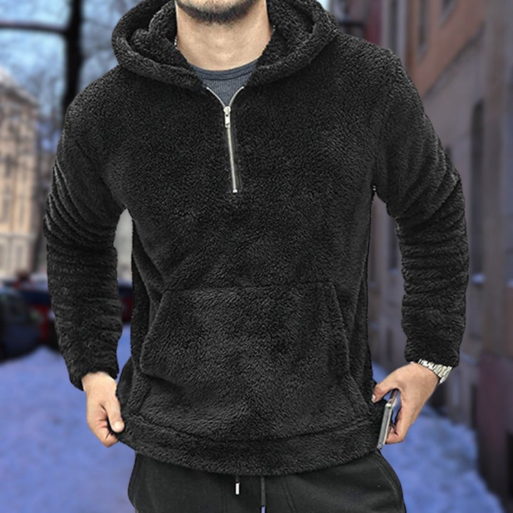 Peter - felpa con cappuccio in peluche per uomini