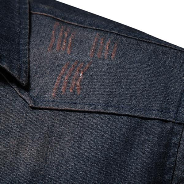 Marcellus - Camicia denim casual - Classica - Design versatile - Ideale per il lavoro da uomo