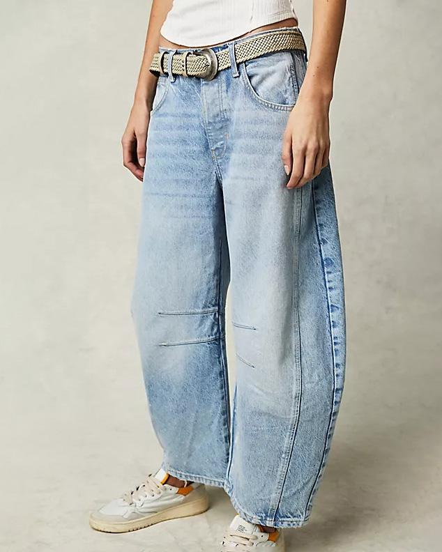 Jutte - Jean Barrel taille mi-haute pour femmes