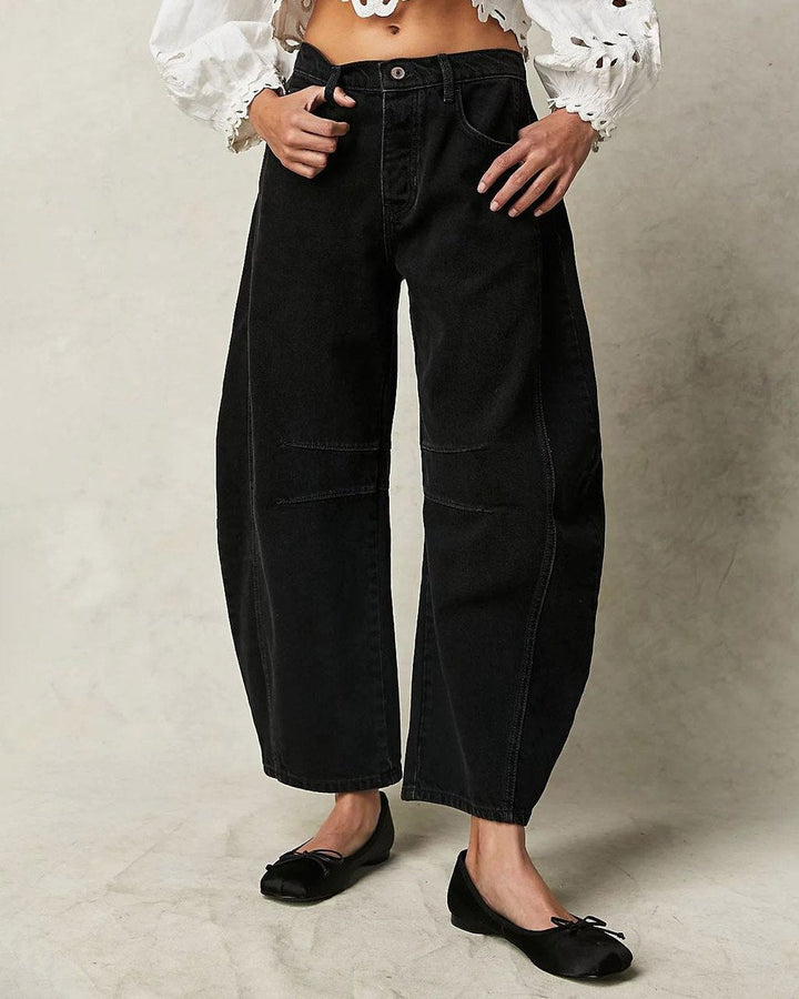 Jutte - Jean Barrel taille mi-haute pour femmes