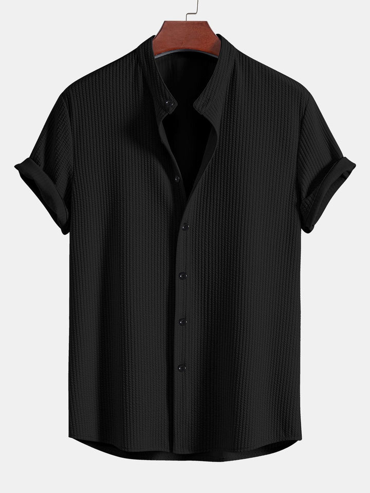 Sean | Men's shirt with stand-up collar