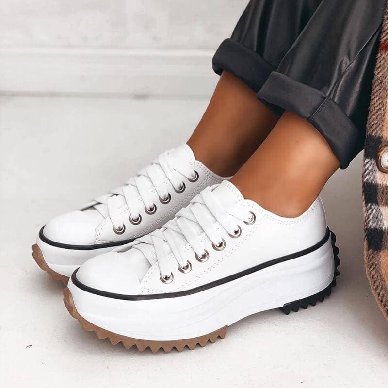 Leni - Baskets compensées confortables pour femmes