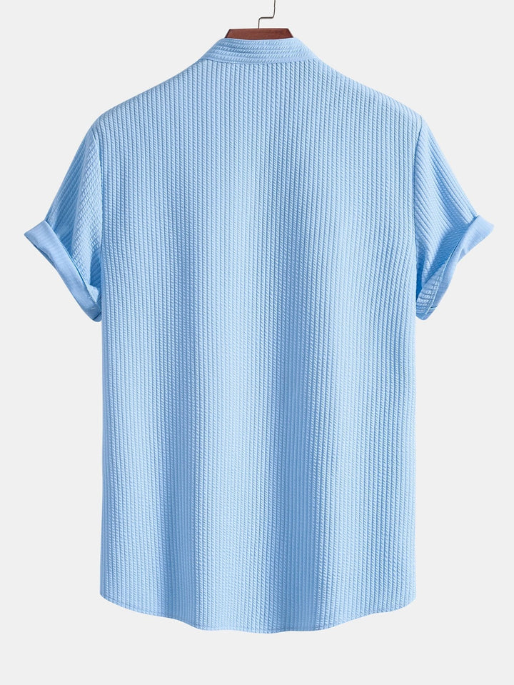 Sean | Men's shirt with stand-up collar