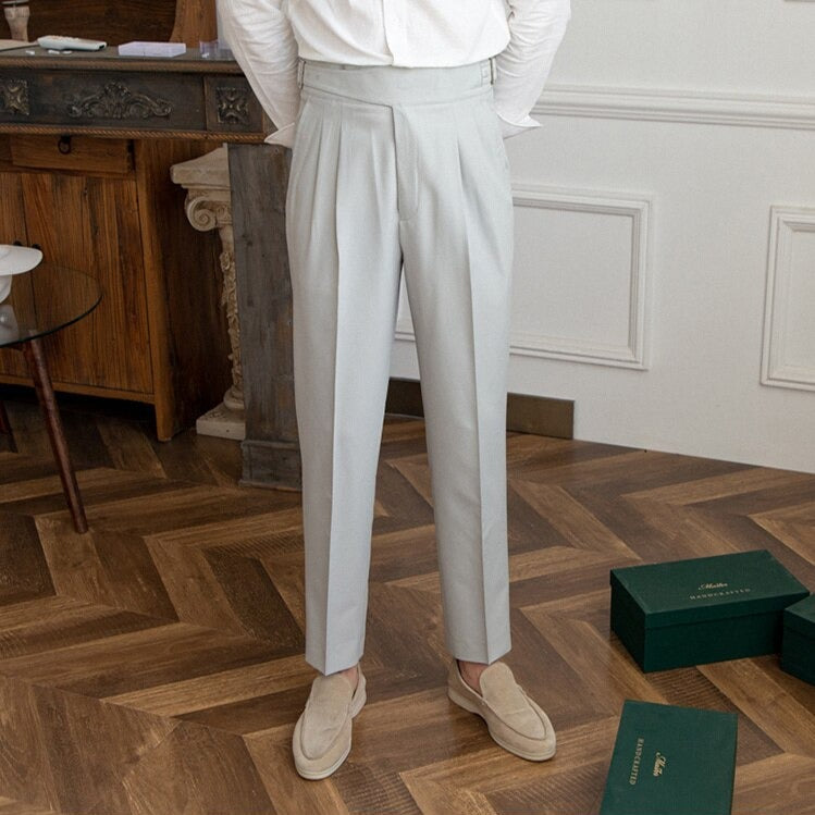 Zeke - Pantalon élégant pour homme avec boucle